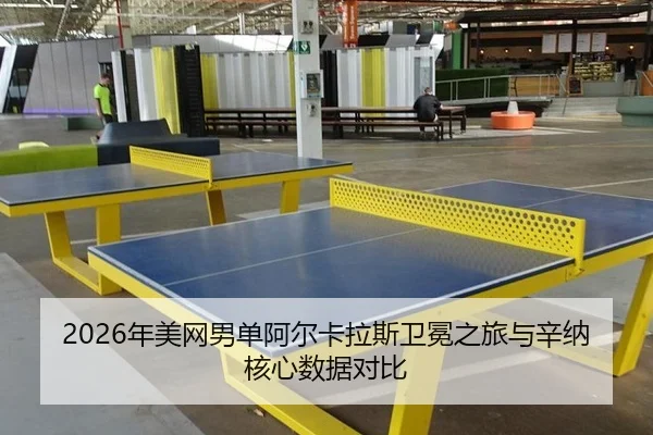 2026年美网男单阿尔卡拉斯卫冕之旅与辛纳核心数据对比
